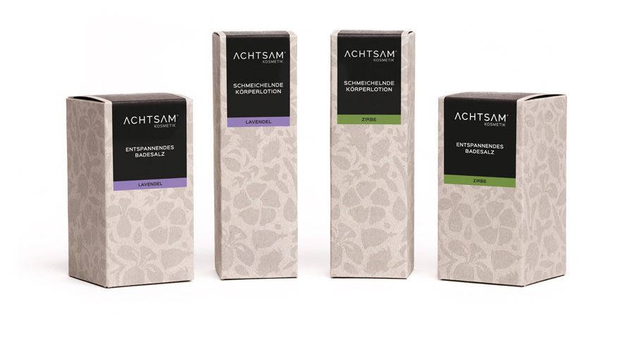 ACHTSAM® Kosmetik Verpackung